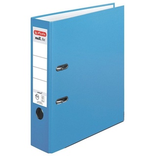 maX.file protect Ordner blau, acqua Kunststoff 8,0 cm DIN A4