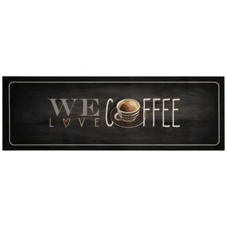 vidaXL Küchenteppich Waschbar Kaffee 60x180 cm Samt