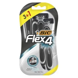 BIC Flex 4 Hojas Comfort Maq Afeit 3ud 1