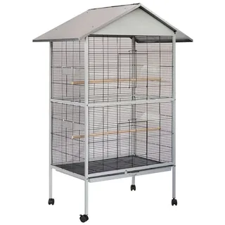 dehner lieblinge Vogelvoliere Hammer Blow 90 x 60 x 176 cm grau