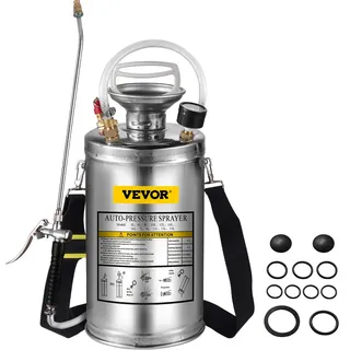 Vevor Gartenteichvernebler 6L ultraschall nebelmaschine Edelstahlultraschall-nebelmaschine geeignet für Haus, Garten, Touristenfahrzeuge, Spezialfahrzeuge Schiffe, Fahrzeugreinigung, Teppichreinig