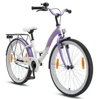 Bikestar Classic 24" lila/weiß Rücktrittbremse