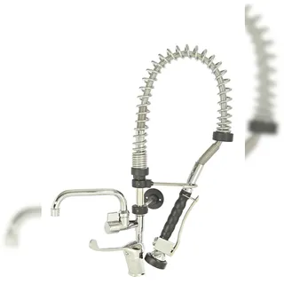 BE-Gastro I Profi Gastro Geschirrbrause „Premium“ inkl. Wasserhahn, Mischbatterie & ergonomischem Langhebelgriff I Gastrobrause mit Zubehör (70cm)