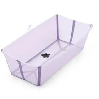Stokke Babybadewanne Flexi Bath® X-Large - Geräumige faltbare Babybadewanne lila