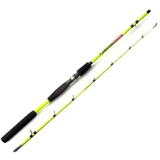 FANATIK Angelrute Schnapsrakete 2-TLG 1.5m-2.4m 20-200g Jig Spinning Trolling Universelle Wurf-Ruten Karbon/Eva/Sic (1.8.m / 20-200 g)
