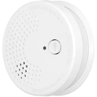 dedura Rauchmelder Weiß inkl. 9V Batterie 5 St.