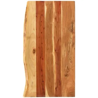 vidaXL Badezimmer-Waschtischplatte Massivholz Akazie 100x52x2,5 cm