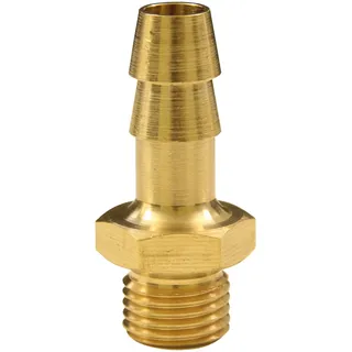 ELMAG Schlauchtülle mit Außengewinde AG 3/8, 9 mm, Messing