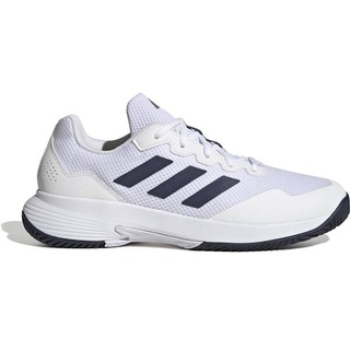 ADIDAS Herren Tennisoutdoorschuhe Gamecourt 2.0, FTWWHT/TENABL/FTWWHT, 48