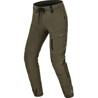 SHIMA Joggsy Motorrad Textilhose grün-braun, Größe 32)