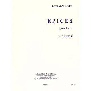 ALPHONSE LEDUC Epices - 1er Cahier. Harfe Solo.