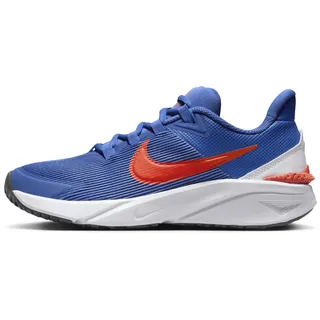 Nike Star Runner 4 Nn Sneaker, Astronomy Blue/Team, Orange-White