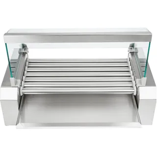 Royal Catering Hot Dog Grill Hot Dog Gerät Hotdog Rollen Edelstahl