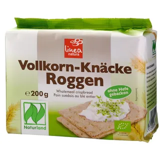Linea Natura Linea Roggen Vollkorn Knäcke Naturland bio 200g