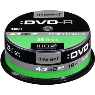 Intenso DVD-R 4.7GB 16x 25er Spindel printable