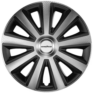 Goodyear Radzierblende Memphis Carbon 40 cm (16 Zoll) schwarz silber 4 Stück