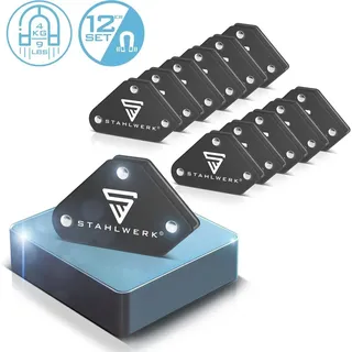 STAHLWERK 3 x Schweißwinkel 4er Set Magnet 4 kg 9 lbs Schweißmagnet Magnetwinkel