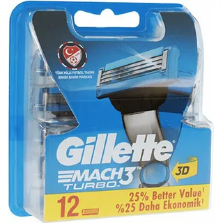 Gillette Rasierklingen Mach3 Turbo 12 St.