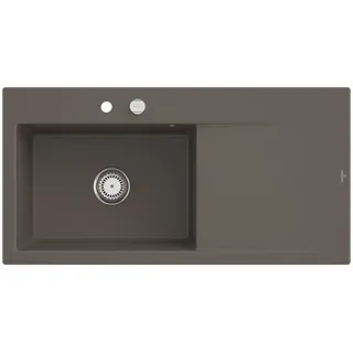 V&B Spüle Subway Style 60 li, m Abl.garn, Exzenter, timber C-plus