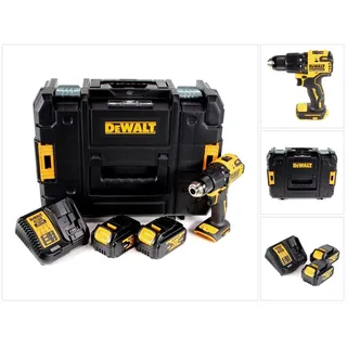 DeWalt DCD 709 M2T Akku Schlagbohrschrauber 18V 65Nm + 2x Akkus 4,0Ah + Ladegerät in TSTAK Box