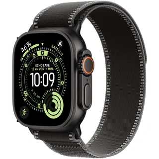 GPS + Cellular 49 mm Titangehäuse Schwarz Trail Loop Schwarz/Kohlegrau S/M