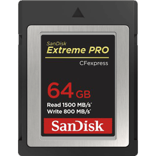 SanDisk Extreme Pro CFexpress Speicherkarten, 64 GB 1500 MB/s