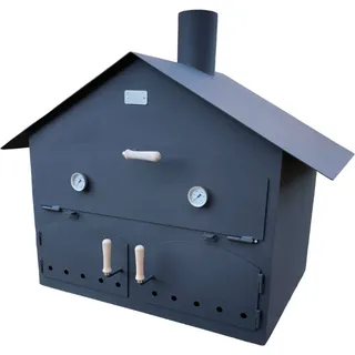 RAMSTER Holzbackofen 60x80 Brotbackofen Flammkuchenofen Pizzaofen Räucherofen