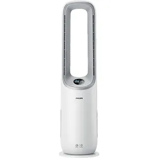 Philips AMF765/10 Air Performer Serie 700 2 in 1, CADR 270 m3/h, sanfter Schlafmodus Luftreiniger mit Ventilator Wolkenweiß/Hellgrau (40 Watt, Raumgröße: 168 m3, HEPA- und Aktivkohlefilter)