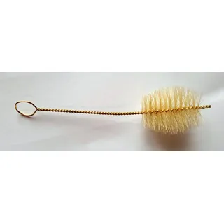 SOREX Weihwasserpinsel, Drathstiel 18,5 cm, Weihwasser Pinsel, aus Messingdrath, Messinggriff,