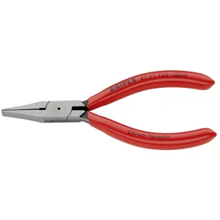 Knipex 37 11 125 Elektronik- u. Feinmechanik Flachzange Gerade Werkzeugstahl 125 mm