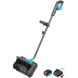 AGT 18-V-Akku-Schneebürste & -Schneefräse + Ladegerät, 25 cm, 2.700 U/Min.