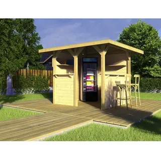 Weka Gartenlaube 657 2,62 x 2,62 m Beige