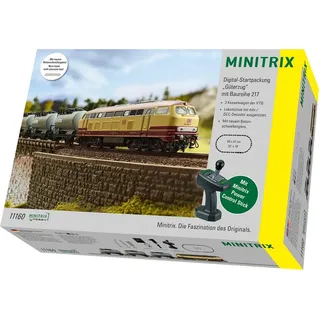 Trix MiniTrix T11160 Digital-Startpackung Güterzug mit Baureihe 217