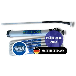 GETIFIX Dichtstoff GETIFIX Horizontalsperre Einsteiger Set, Neu, Gebrauchsfertig, (4-tlg), Leicht in der Anwendung, Renovierungsset für 5m oder 10m