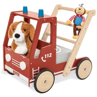 Pinolino Lauflernwagen Feuerwehrauto Fred, – bunt