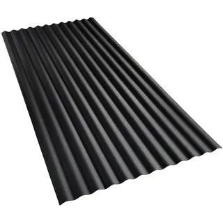 Gutta Wellplatte Guttanit+ 200 cm schwarz