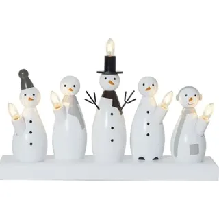 Star Trading Fensterleuchter Snowman 46 x 28 cm