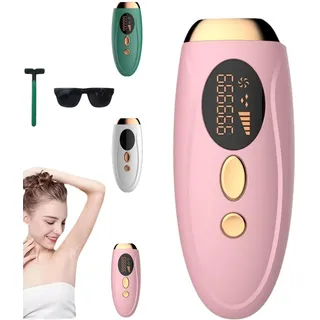 shine ipl 2.0 - premium hair removal bundle,Haarentfernungsgerät, IPL Geräte Haarentfernung, Schmerzfreie Haarentfernungsgerät, für Damen/Herren, Gesich, Bikini, Körper, Beine, Achseln (rosa)