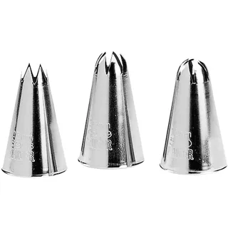 Kaiser Profi-Tüllensortiment Patisserie Edelstahl 3teilig