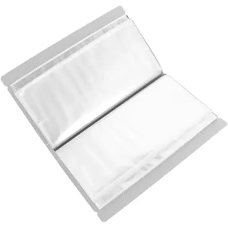 Toyvian Transparentes Sammelalbum für Karten und Flugtickets Pp material Leicht und Vielseitig Geeignet für Postkarten Eintrittskarten und Souvenirs mit Durchsichtigem Design für Einfache