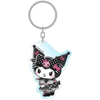 Sakami Merchandise - Keychain - Kuromi - Pink Black Party Series - 7cm