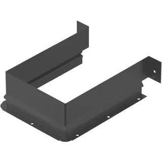 Hettich Metallumrandung für Siphonausschnitt eckig grau