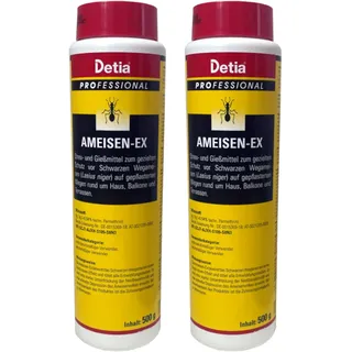 Detia - Ameisen-Ex Ameisenmittel - 2x 500 g