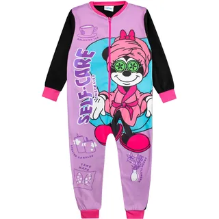 Disney Mädchen Schlafoveralls Minnie Mouse Mehrfarbig 128 - 128
