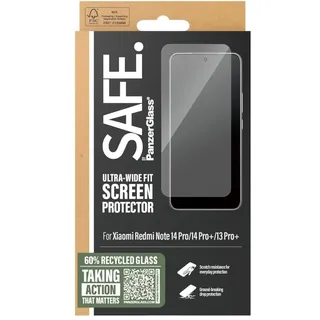 Panzer Glass SAFE by PanzerGlass Screen Protector Xiaomi Redmi Note 14 Pro | 14 Pro+ | 13 Pro+ | Ultra-Wide Fit