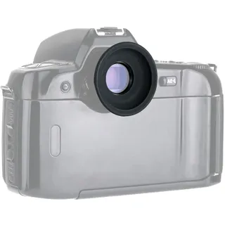 PROfezzion Soft Silikon Okular Augenmuschel mit Optischem Glas für Nikon D850 D810A D810 D800E D800 D500 Df D5 D4S D4 D3X D3S D3 Ersetzt Nikon DK-17 DK-19 Rundokular