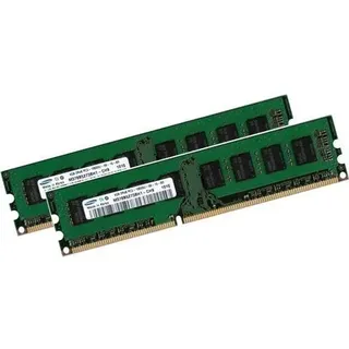 8GB Dual Channel Kit SAMSUNG Original 2 x 4 GB 240 pin DDR3-1333 (1333Mhz, PC3-10600, CL9) Nicht-ECC , unbuffered (2x 8GB Dual Channel Kit SAMSUNG Original 2 x 4 GB 240 pin DDR3-1333 (1333Mhz, PC3-10600, CL9) Nicht-ECC , unbuffered (2x M378B5273BH1-CH9 ) für DDR3 + i3 + i5 + i7 Mainboards ) für DDR3 + i3 + i5 + i7 Mainboards