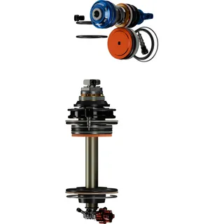 Fox Float X2 Factory 2pos-adj Standard Metric Trunnion 2026 Stoßdämpfer - Neutral / Neutral Logo - 65 mm