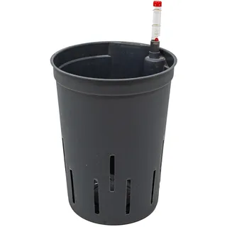 Leni Kulturtopf für Hydrokultur-Systeme Set mit Wasserstandsanzeiger | Größen zur Wahl 5-32 cm rund | Langlebiger Kunststoff (1er-Pack, Ø: 15cm | H: 19cm)