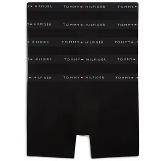 Tommy Hilfiger Underwear Boxer (5-St) Körpernahe Passform mit elastischem Bund schwarz L (52)